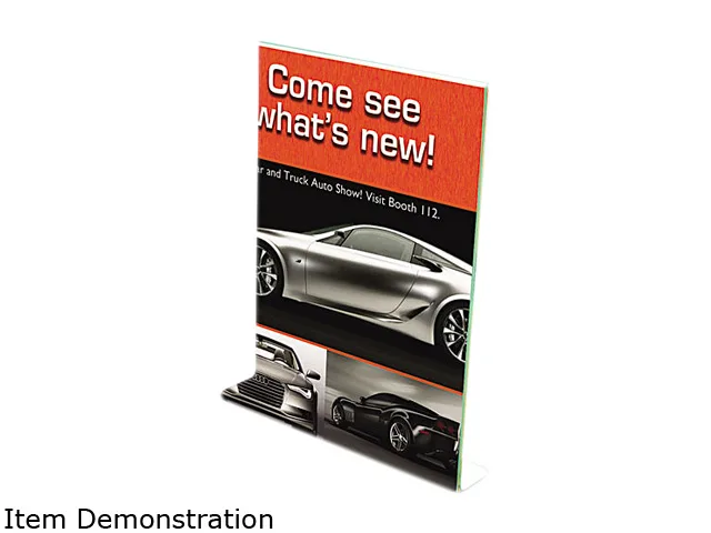 deflect-o deflect-o 5991790 Sign Holder Acrylic 8-1/2 x 11 Clear — product photo