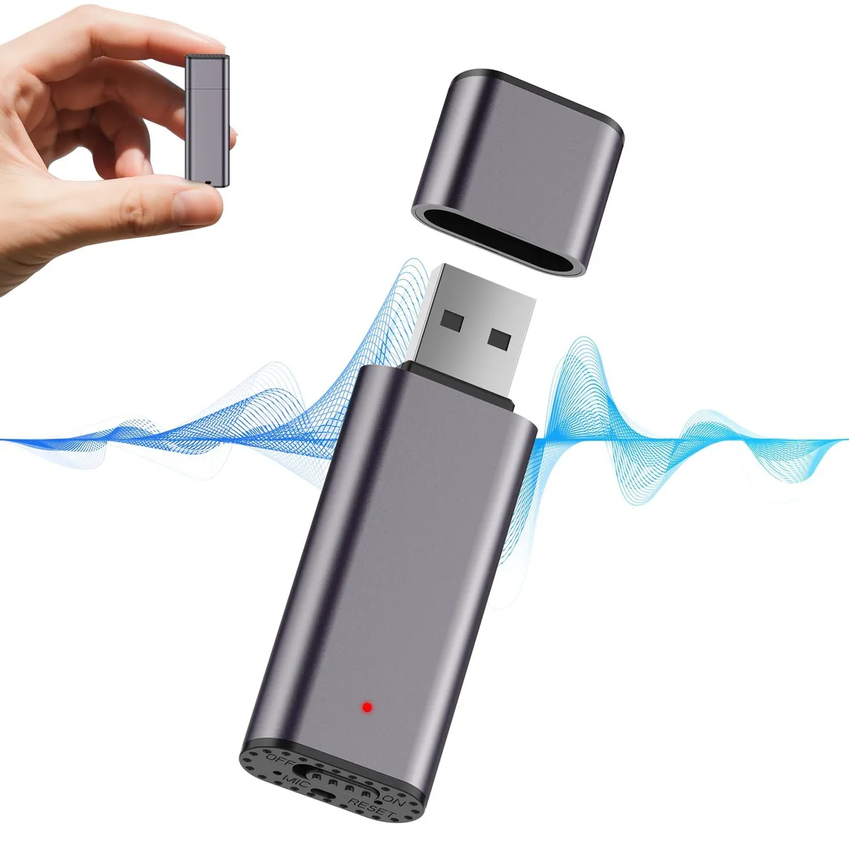  VEVARUN 0626UL103A 64GB voice recorder — product photo