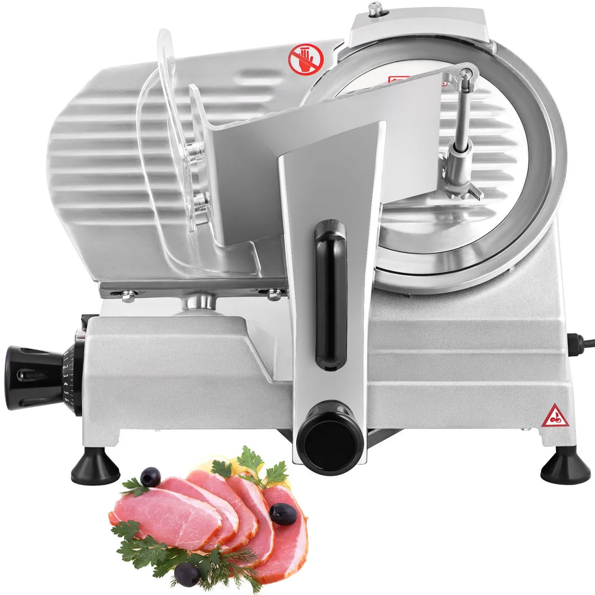 VEVOR VEVOR JK-220A Commercial Meat Slicer 200W 8" Carbon Steel Blade 0-.47" Adjustable Thickness — product photo