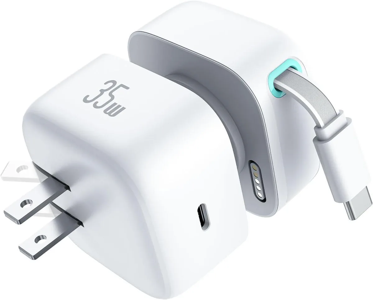 ONITOON ONITOON 35W Retractable Wall Charger 31.5in Cable &amp; Type-C Port — product photo