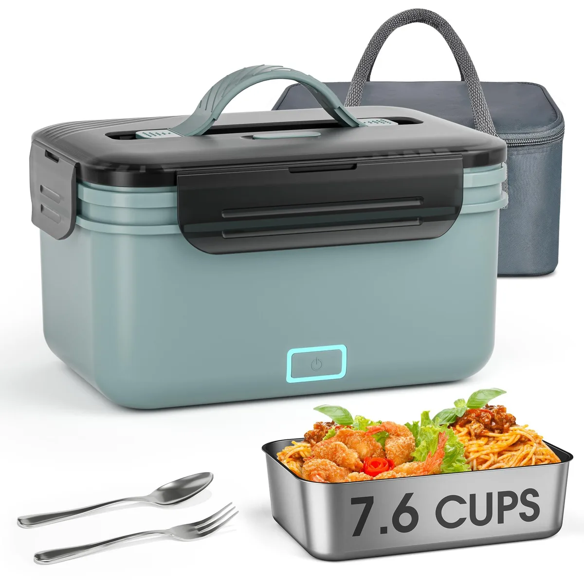 DNBeffulgent DNBeffulgent HD-C-0105 1.8L 8000mAh Thermo Pot Light Cyan — product photo