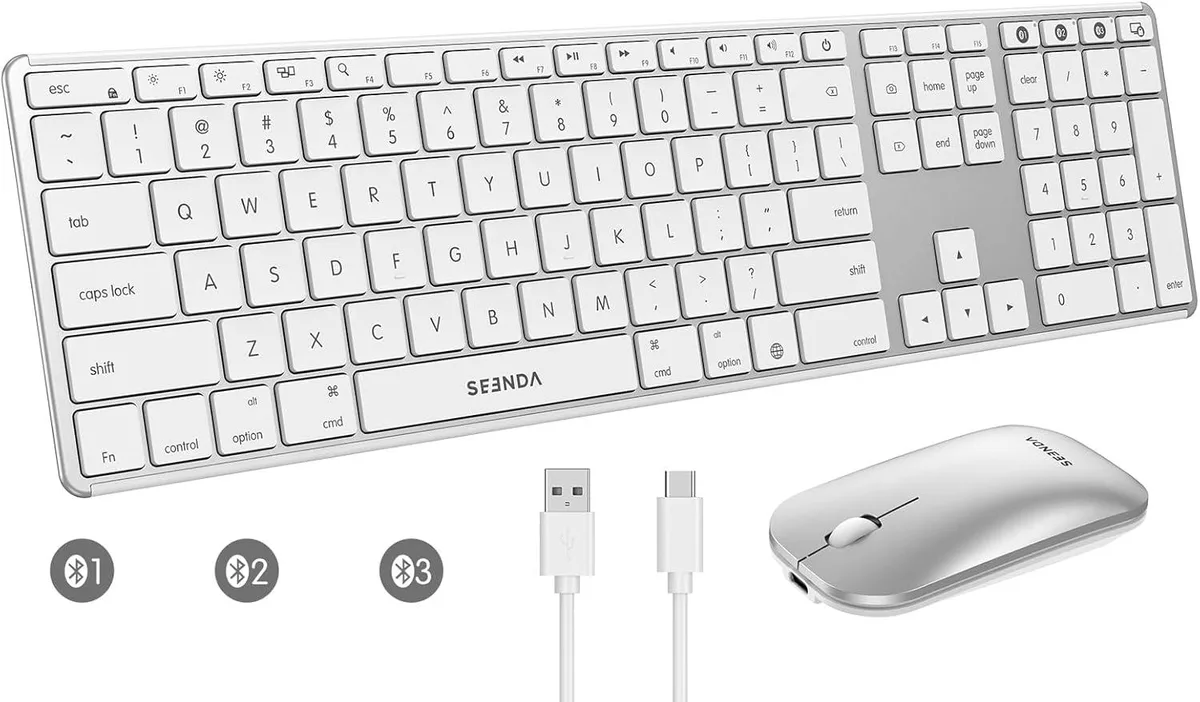 TUKO TUKO PERIBOARD-117 Gaming Keyboard Full-Size PS/2 18m Cable White Silver — product photo