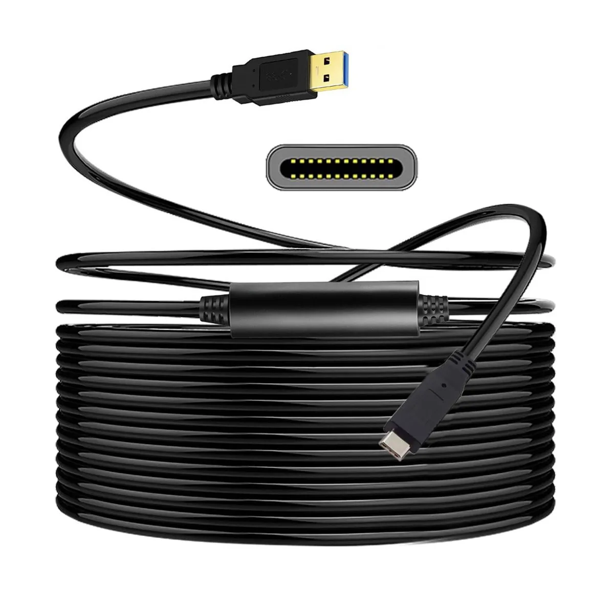 Fervit Fervit USB-C 3.1 to USB 3.0 Repeater Cable 8m — product photo