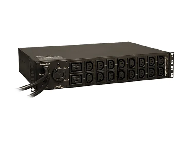 Tripp Lite Tripp Lite PDUMH30HVAT 2U Rackmount ATS Metered PDU 30A 208V 19 Outlets — product photo
