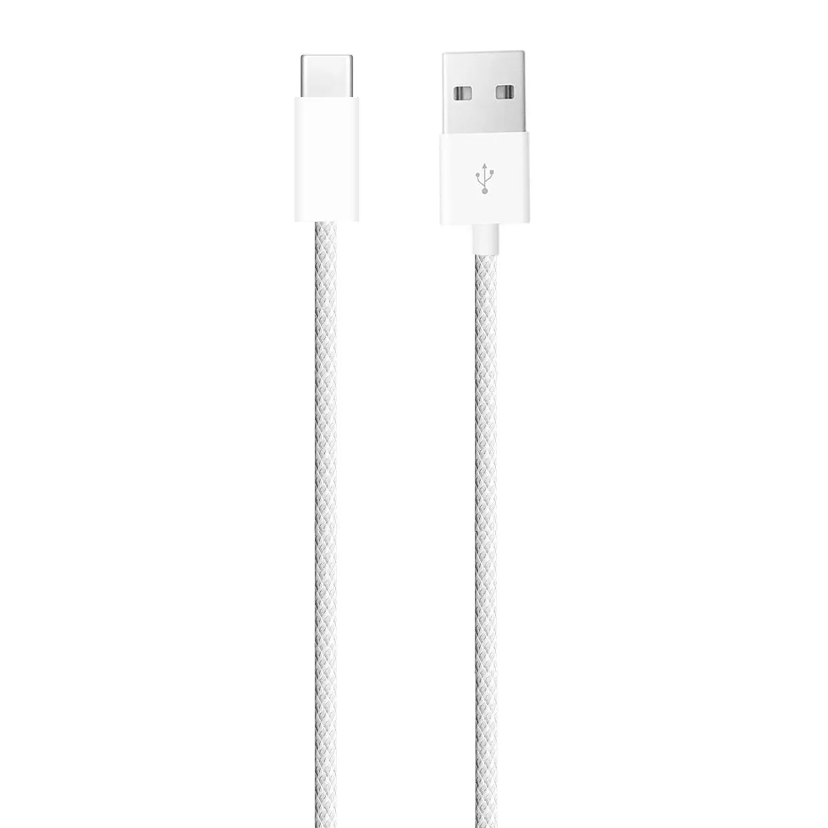 KEHIPI KEHIPI 6.6FT USB A to USB C Braided Cable White — product photo