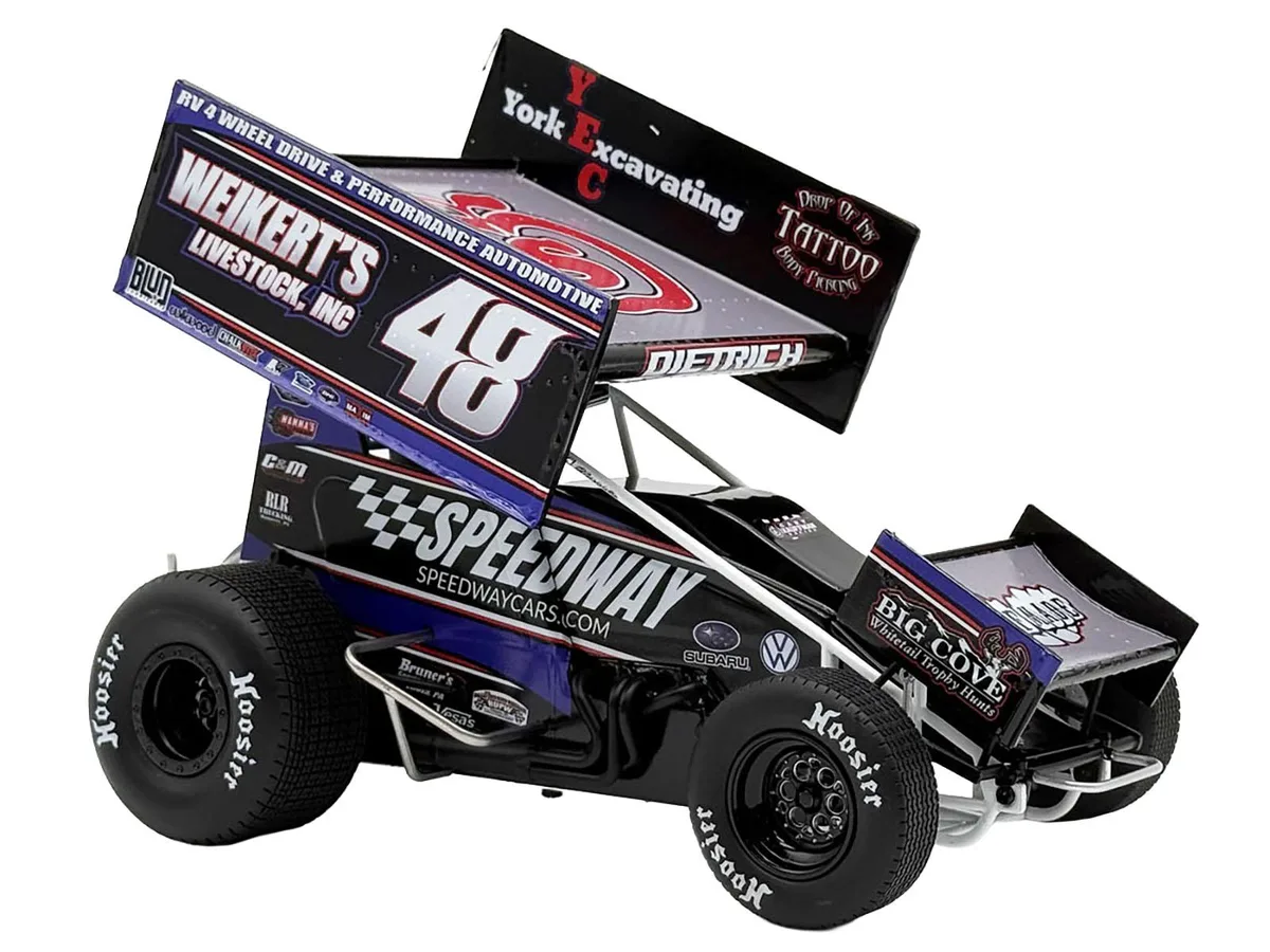 ACME ACME Winged Sprint Car #48 "Weikert's Livestock" Gary Kauffman Racing 2025 1/18 Diecast — product photo