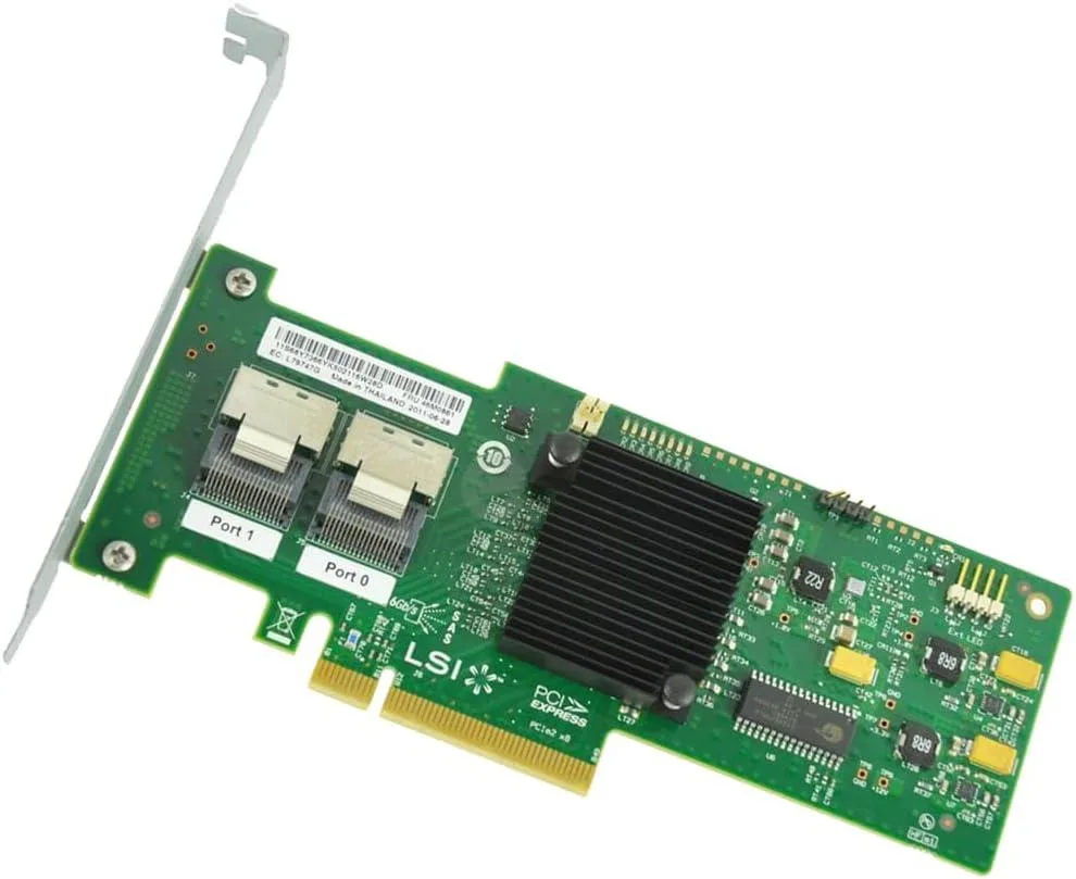 LSI LSI SAS 9200-8i IT Mode 6Gbps SAS HBA PCIe 2.0 SFF-8087 — product photo
