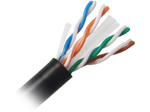 Nippon Labs Nippon Labs C6U-5383RK Cat 6 network ethernet cable 1000 ft 23 AWG UTP black — product photo