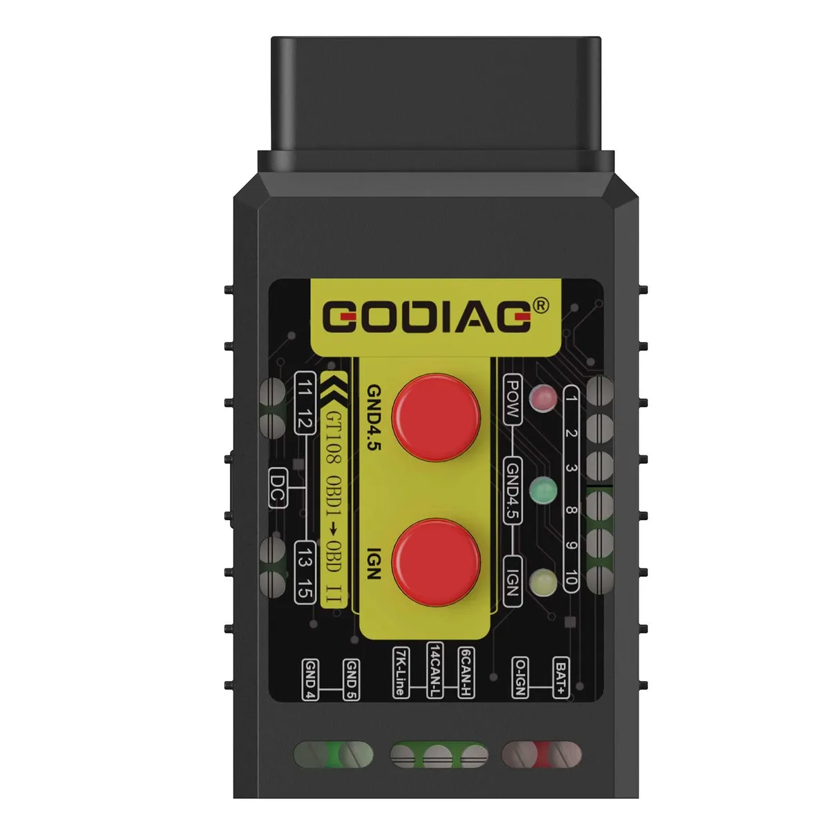 GODIAG GODIAG GT108 C Configuration OBDI-OBDII Conversion Adapter measurement tool — product photo