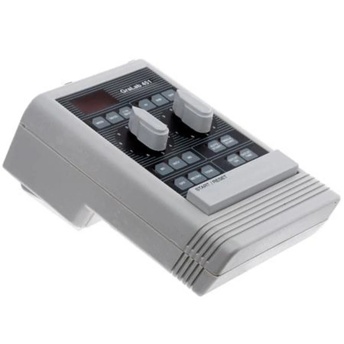Grey rectangular timer with two-digit LED display and start reset bar