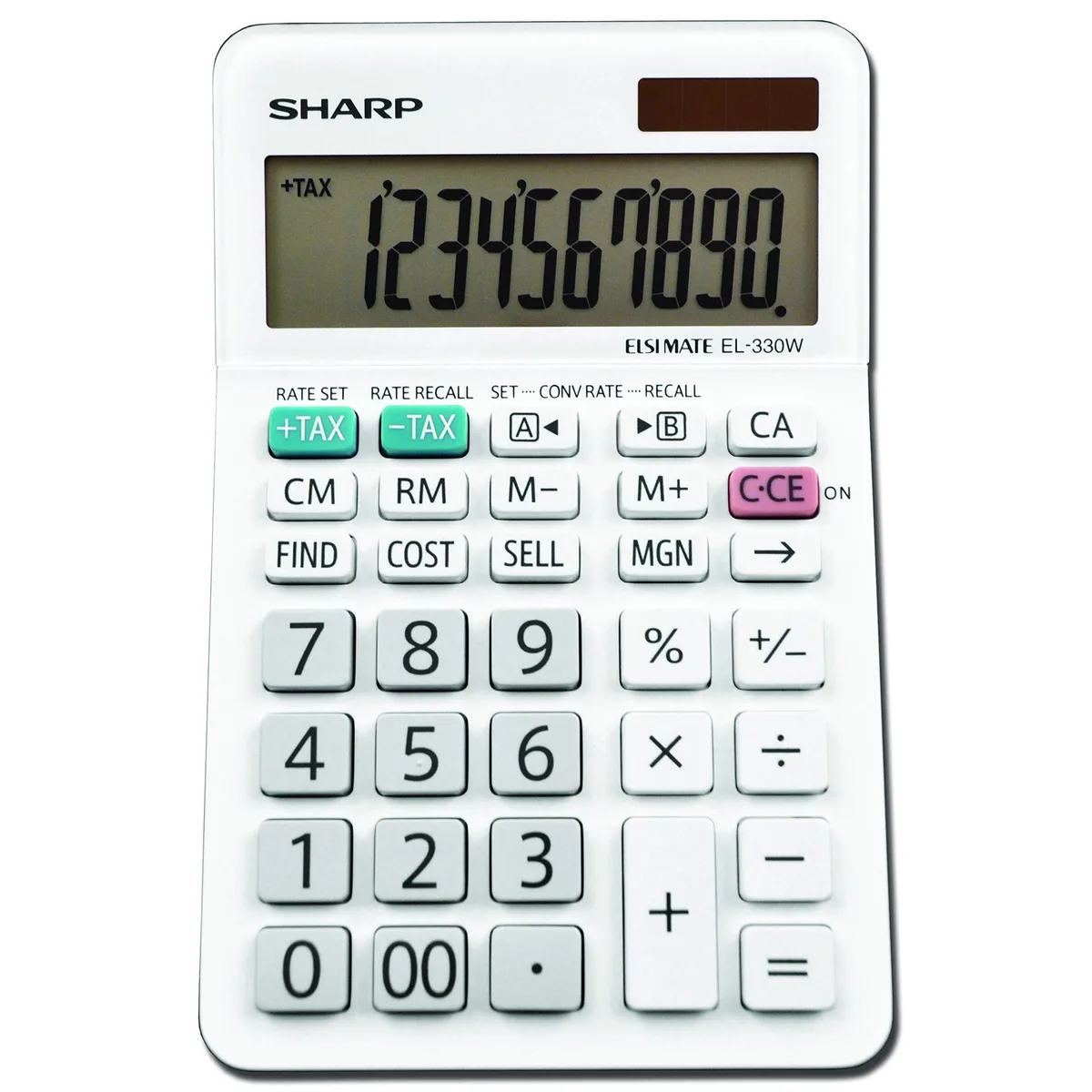  HP EL-330WB 10 Digit Desktop Calculator Pink — product photo