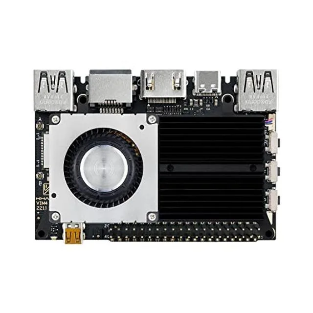 Pioneer Pioneer VIM4 A311D2 3.2 TOPS NPU 8+32GB LPDDR4X 2016MHz barebone mini PC — product photo