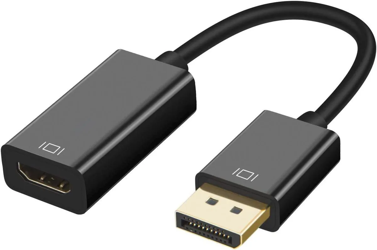 Corn Electronics Corn Electronics DisplayPort to HDMI active adapter 4K@30Hz black — product photo