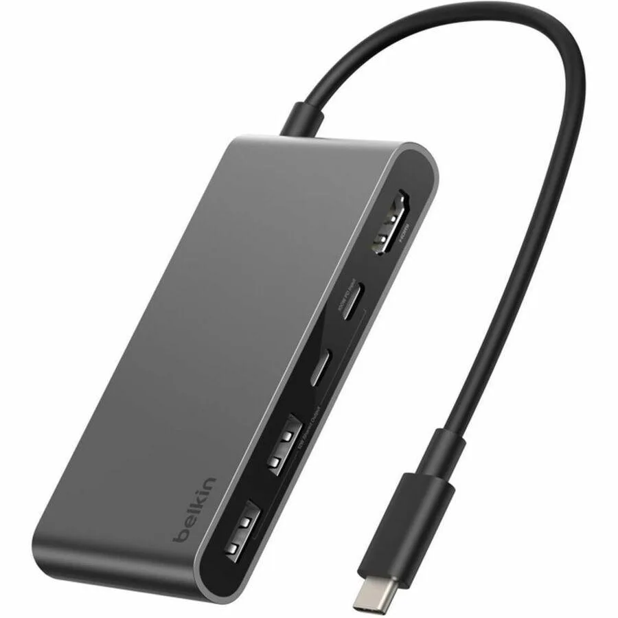 Belkin Belkin Connect 5-Port USB-C Hub AVC022FQSGY Space Gray 100W PD 4K 60Hz — product photo