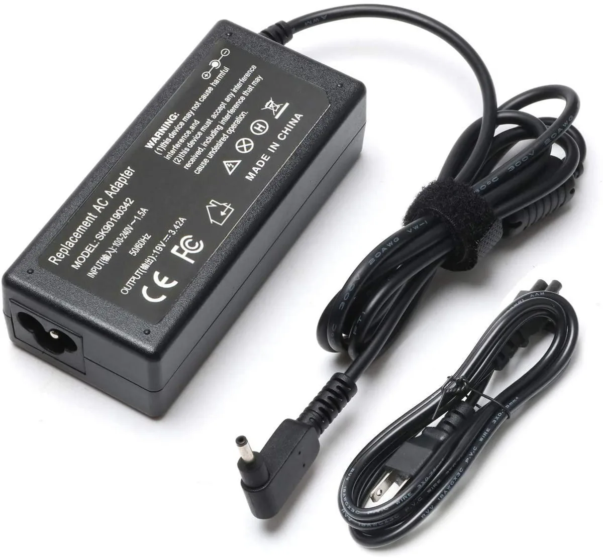 myVolts myVolts 65W 19V 3.42A Laptop Charger 3.0mm 1.1mm — product photo