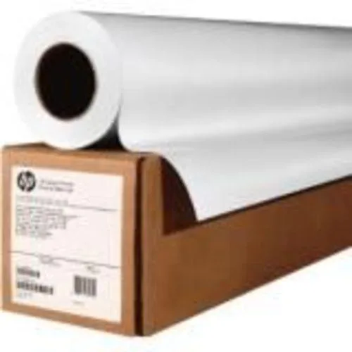 White matte bond paper roll, 24 inches wide, 299 feet long