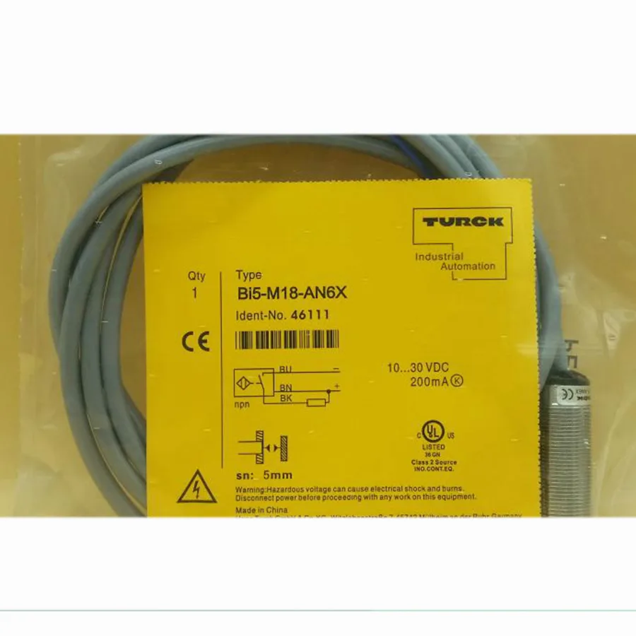 Turck Turck BI8-M18-AN6X 4615130 inductive sensor NPN electrician tool — product photo