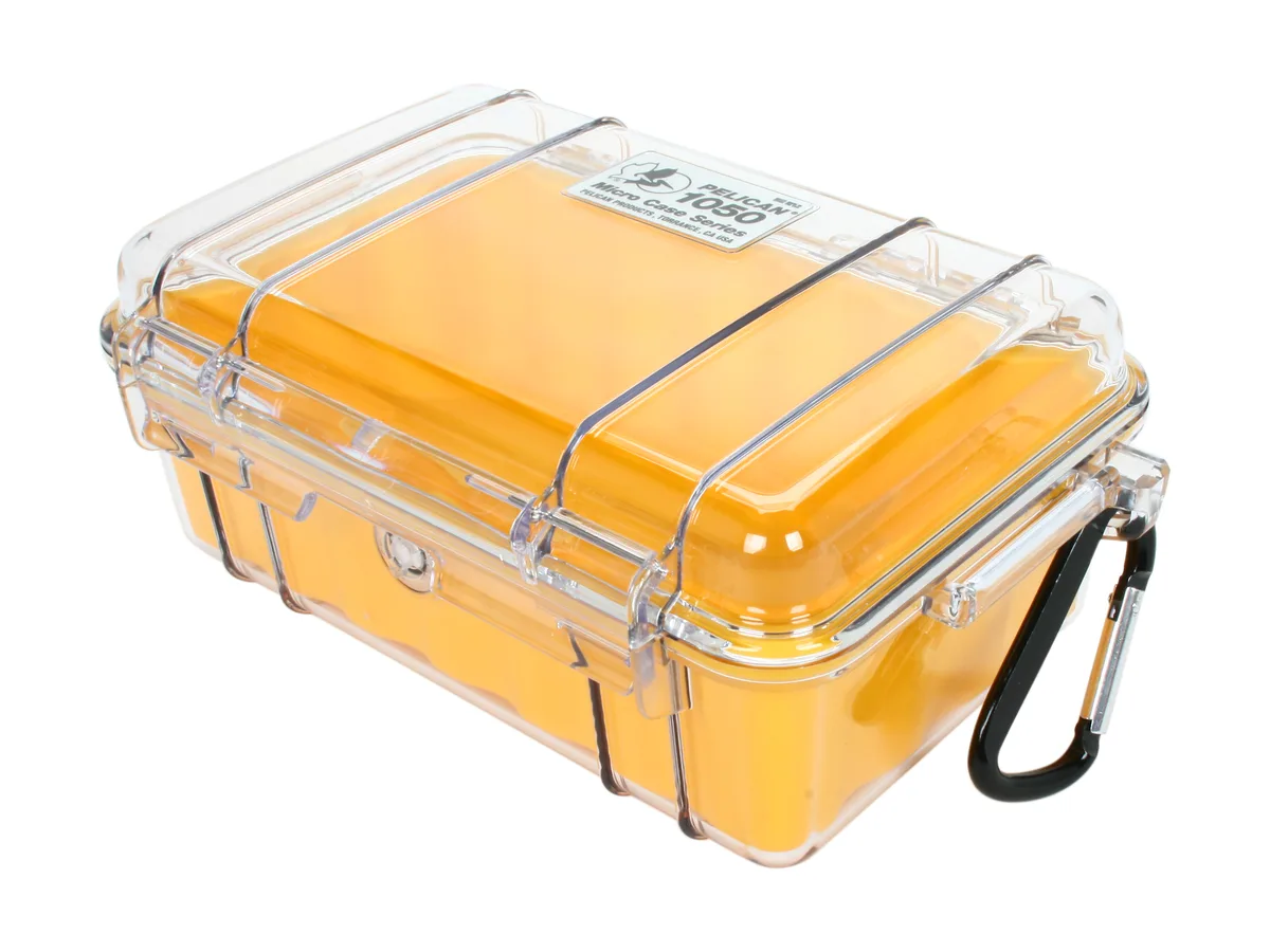 Pelican Products, Inc. Pelican Products, Inc. 1050-027-100 Yellow Micro Case with Yellow Liner — product photo