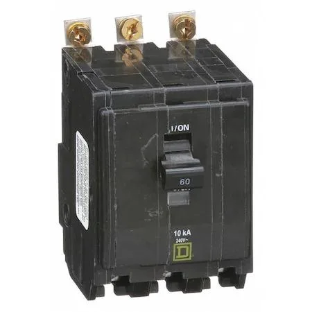 SQUARE D SQUARE D QOB360 60A 3 Pole 120/240V AC circuit breaker — product photo