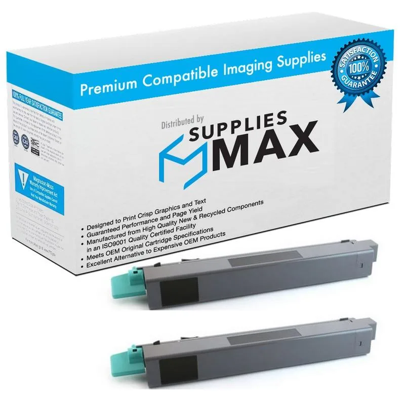 SuppliesMax SuppliesMax Lexmark C925H2KG 2PK Black Toner Cartridge 8500 Pages — product photo