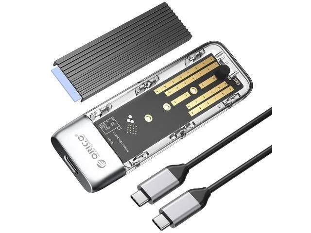 LORDWORLD LORDWORLD M.2 NVMe SATA USB 3.2 10Gbps Enclosure 2230 2242 2260 2280 — product photo