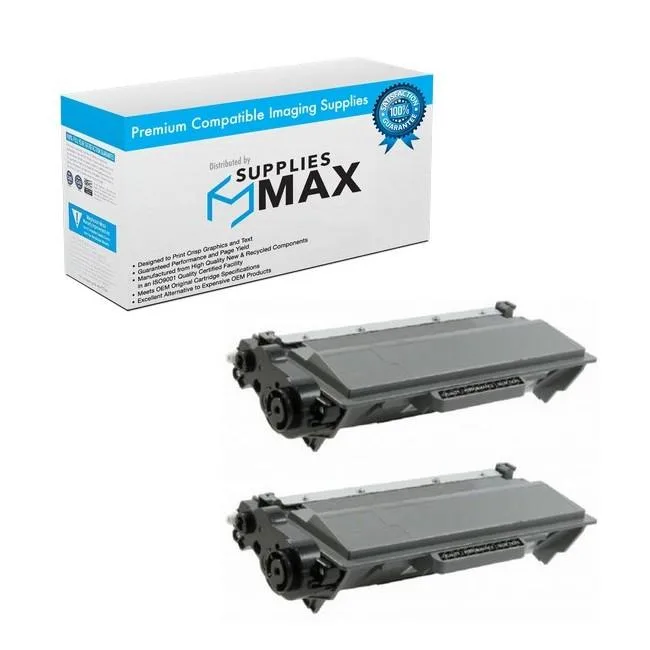 SuppliesMax SuppliesMax TN-750_2PK Black Toner Cartridge 2 Pack 8000 Pages — product photo