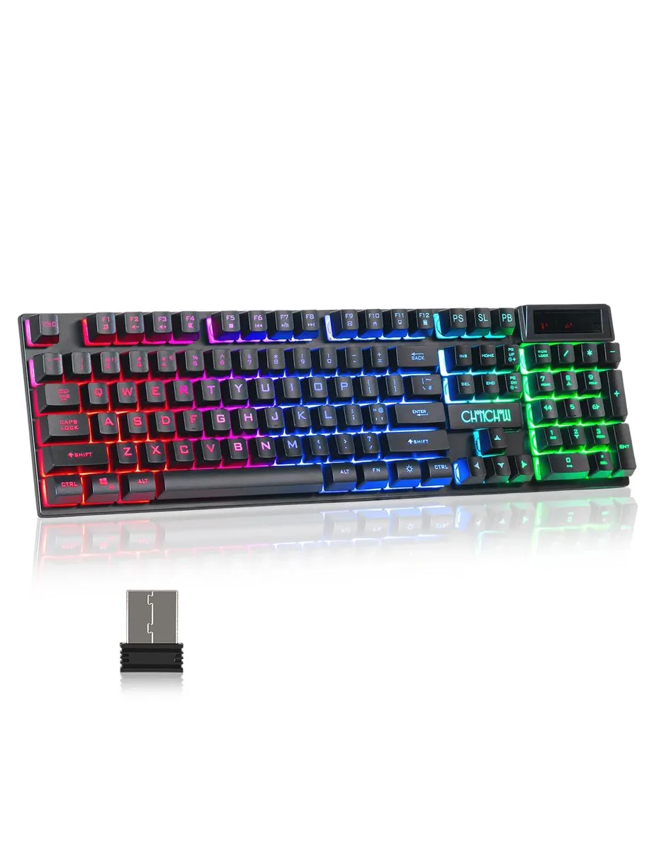 CHONCHOW G221e Wireless Gaming Keyboard 2.4G 2500mAh Black — product photo