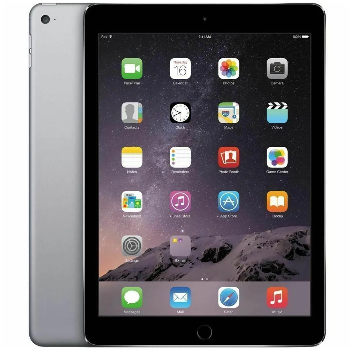 Apple Apple iPad Air 2 16GB Cellular Unlocked 9.7" Space Gray tablet — product photo