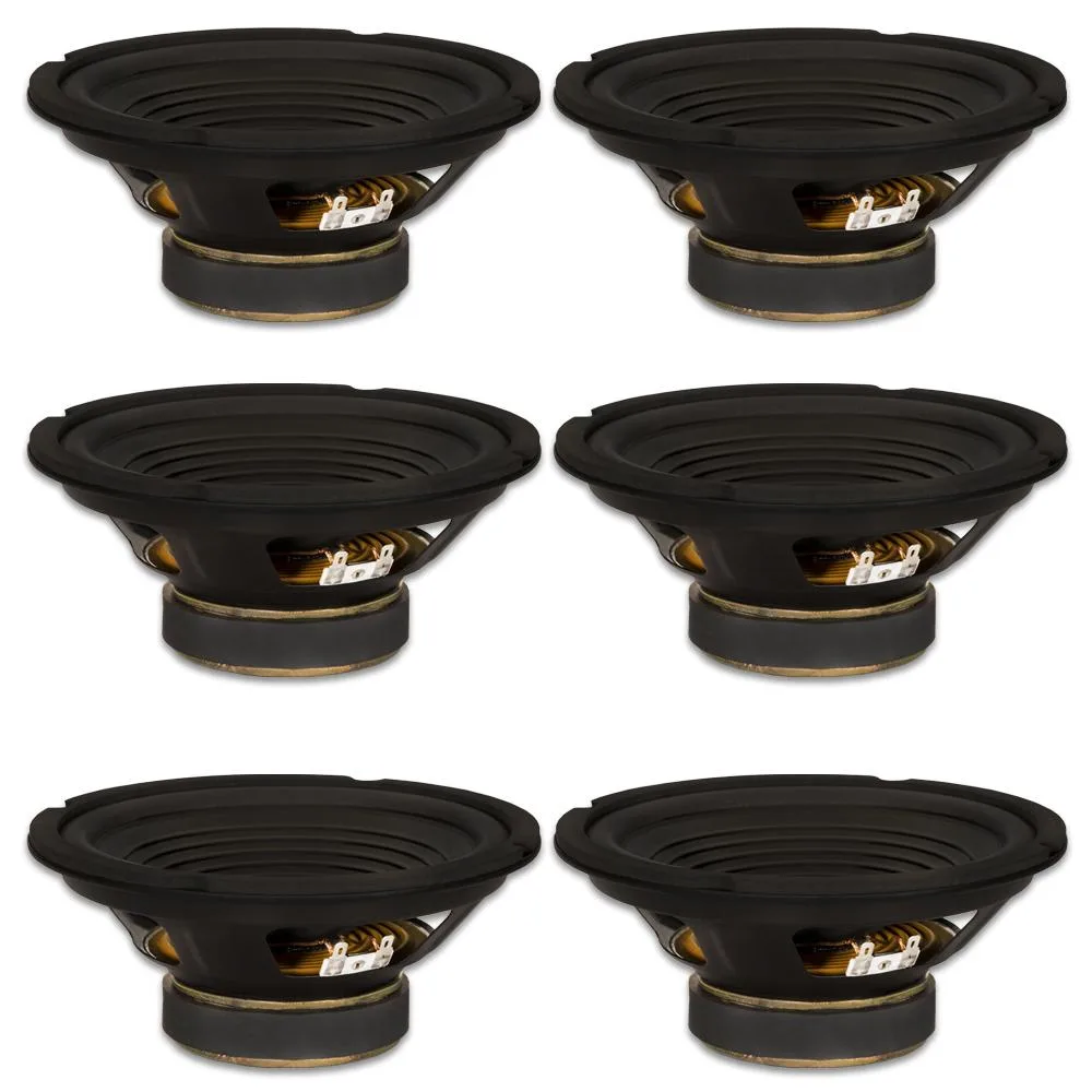 Goldwood Sound, Inc. Goldwood Sound GW-208/8 8" woofers 200 W 8 ohm pa speaker 6 pack — product photo