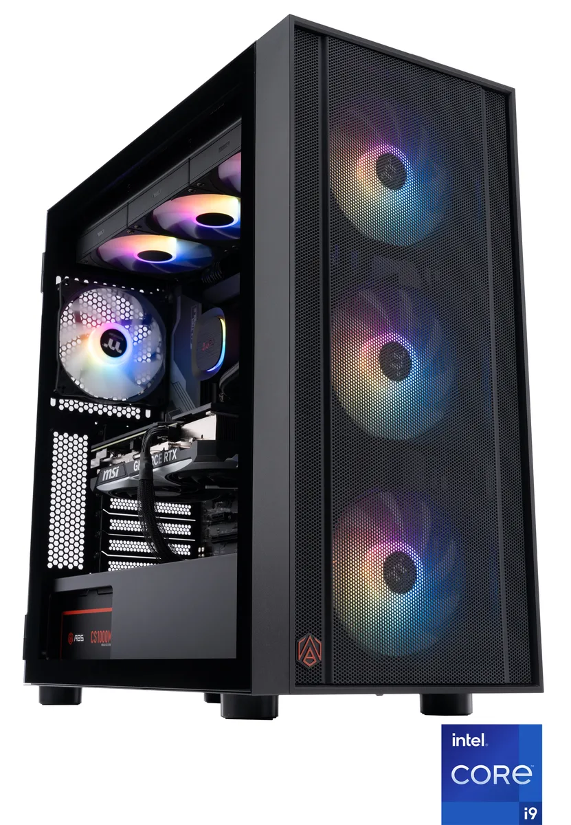 ABS ABS EA14900KF4070TIS gaming PC i9-14900KF RTX 4070 Ti SUPER 16G 32GB DDR5 1TB NVMe — product photo