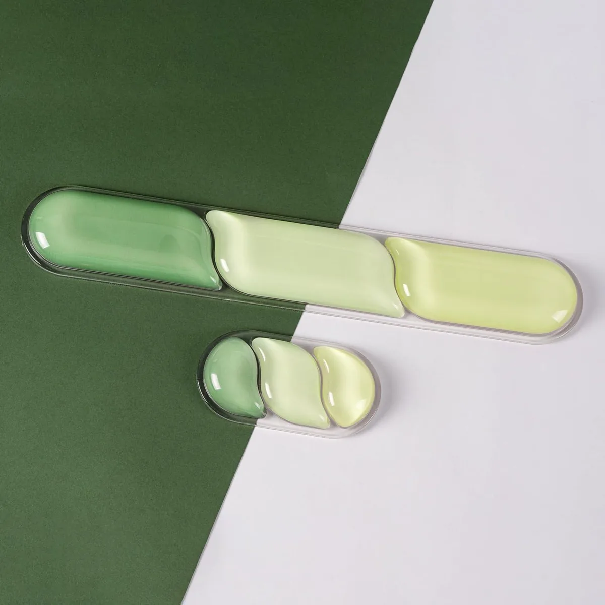 Emerson Emerson CloudGel Wrist Rest 2-Piece Silicone Green — product photo