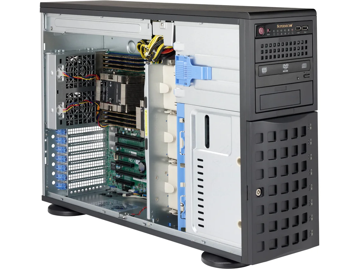 Supermicro Supermicro CSE-745BAC-R1K23B 4U Tower Server Chassis — product photo