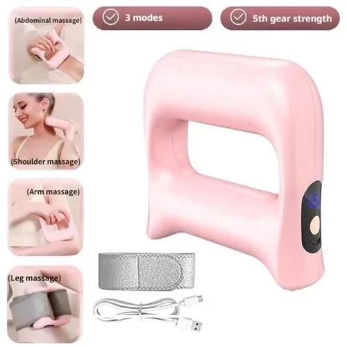 NShi NShi Multifunctional Fascia Ring Massager 5 Speeds 3 Modes 360° Blue — product photo