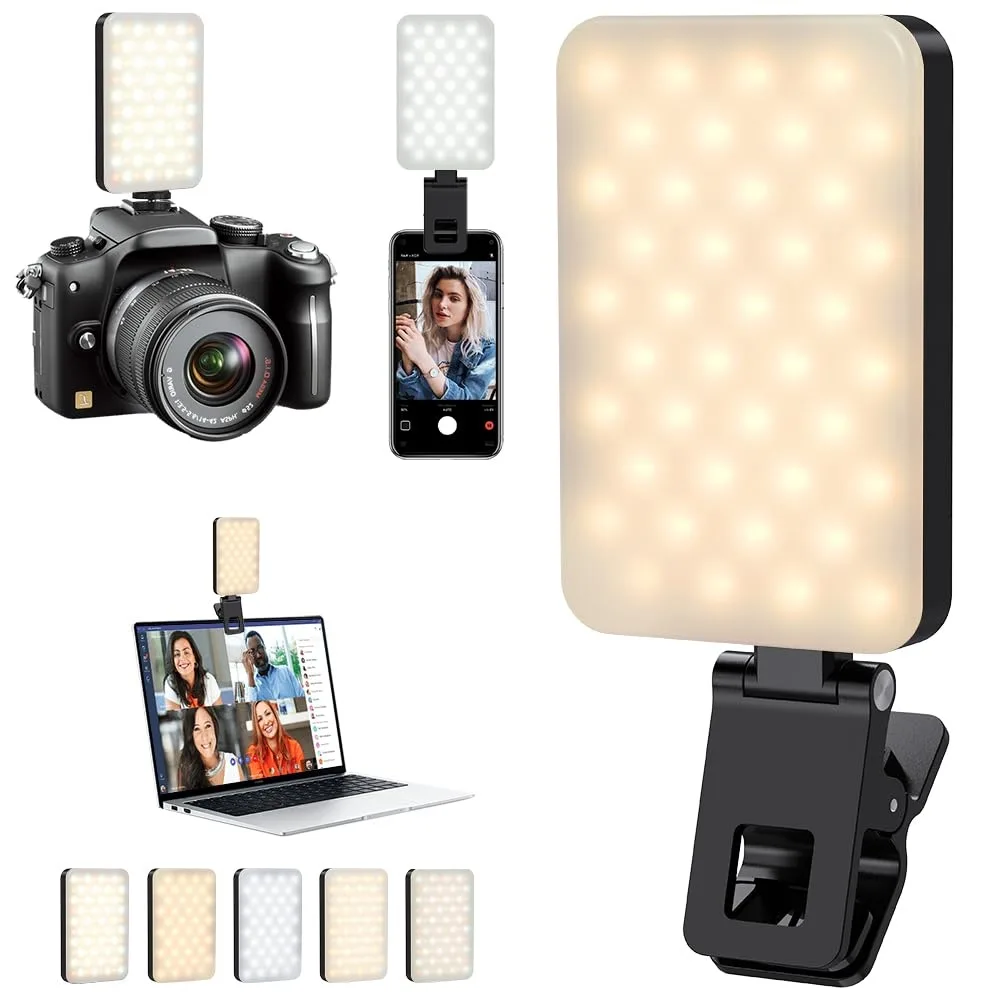  Neewer Selfie Light HY-00001 80 LED 5 Modes 2000mAh USB-C — product photo