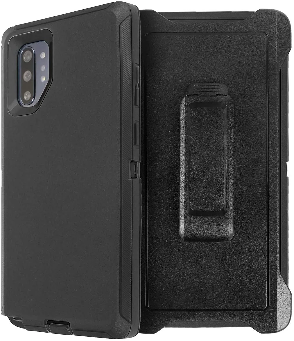 AICase AICase Tough+ Galaxy Note 10+ Belt Clip Case Black — product photo