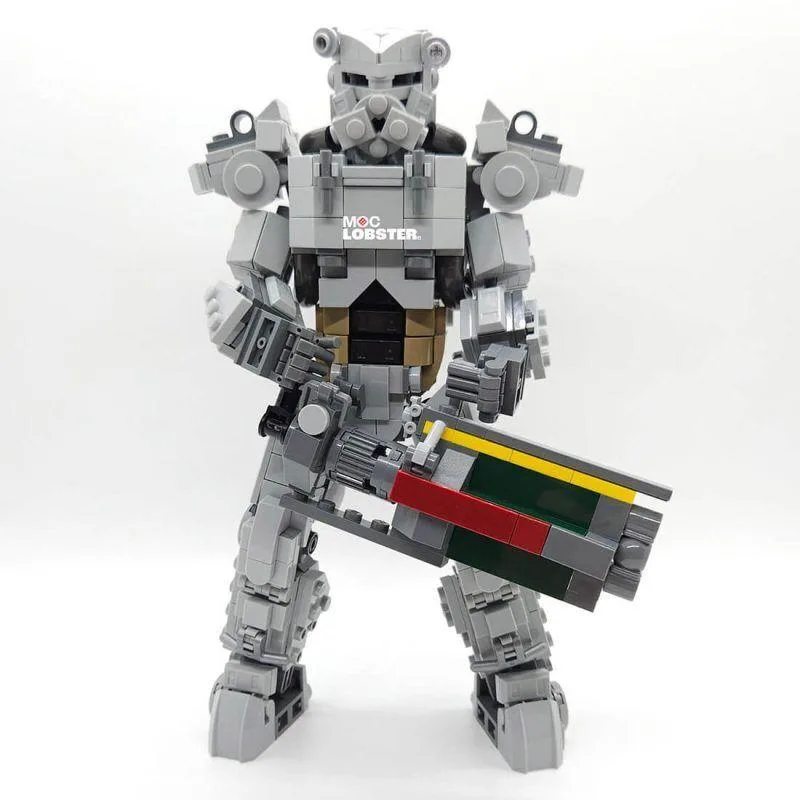 ZITIANYOUBUILD ZITIANYOUBUILD MOC-182180 T-60 Mecha Warrior Building Blocks 569 Parts — product photo