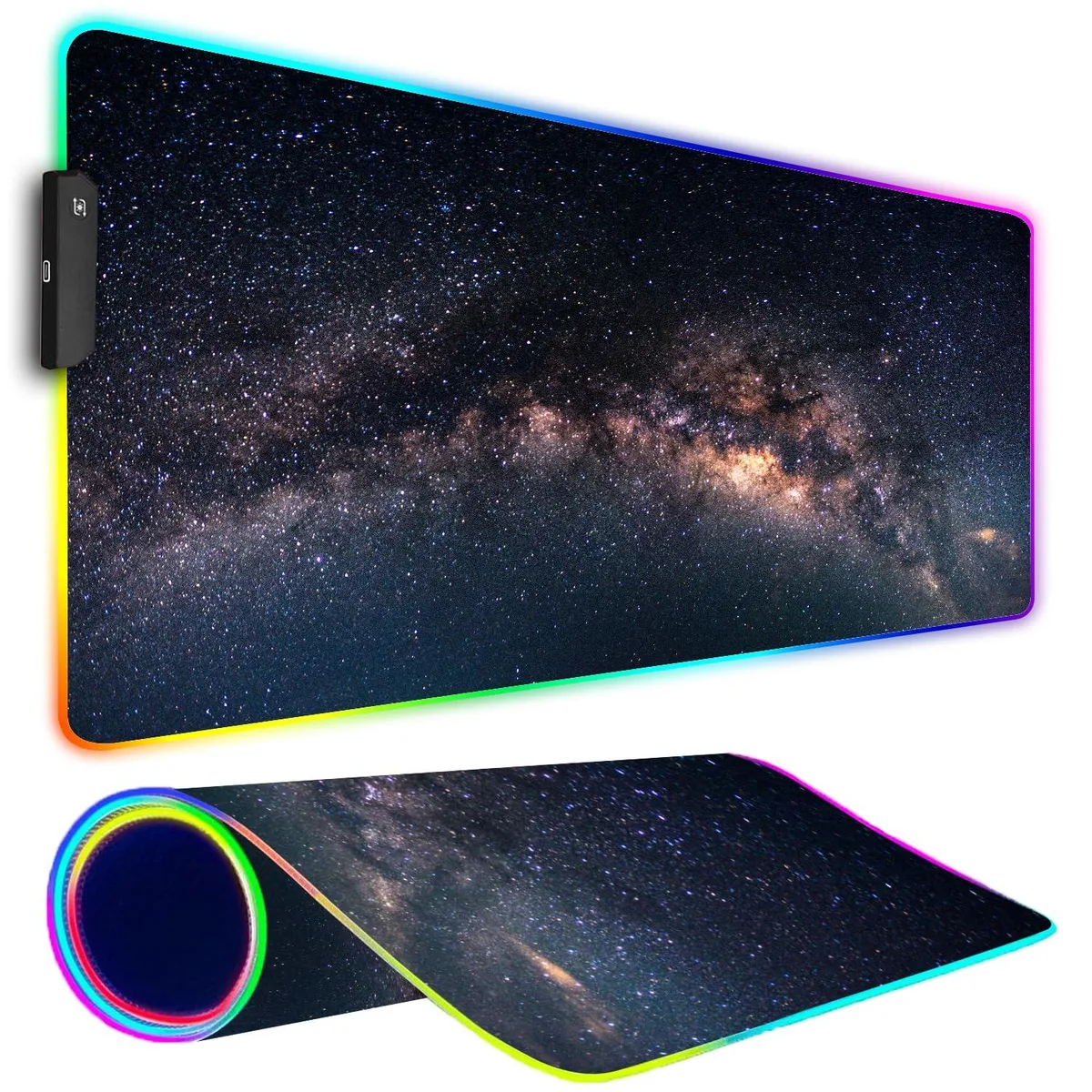 KEHIPI KEHIPI RGB Mouse Pad 31.5 x 11.8 in Galaxy — product photo
