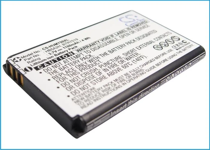 Cameron &amp; Co Cameron &amp; Co DS-CS-HUM750XL cell phone battery 3.7V 1100mAh — product photo