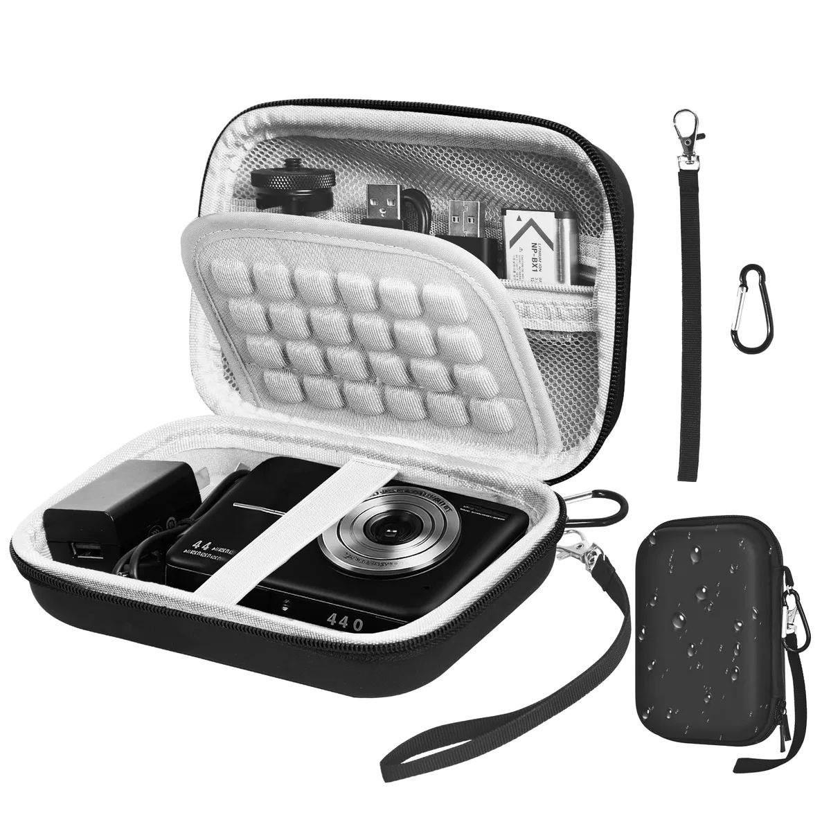 EMART Camera Case EM-CC-BK 6.3x4.2x2.2in — product photo