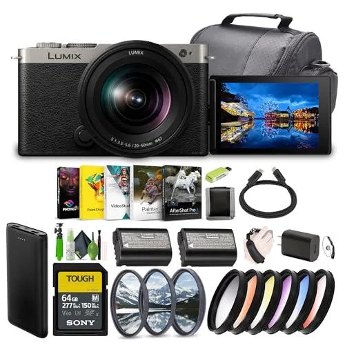 Panasonic Panasonic Lumix S9 24.2MP Full Frame Mirrorless Camera Kit 20-60mm f/3.5-5.6 Silver — product photo