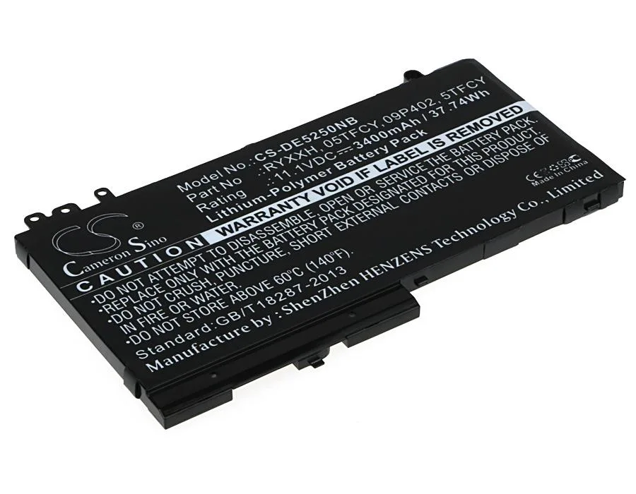 Cameron &amp; Co Cameron &amp; Co DS-CS-DE5250NB laptop battery 11.1V 3400mAh 37.74Wh Li-Polymer Black — product photo
