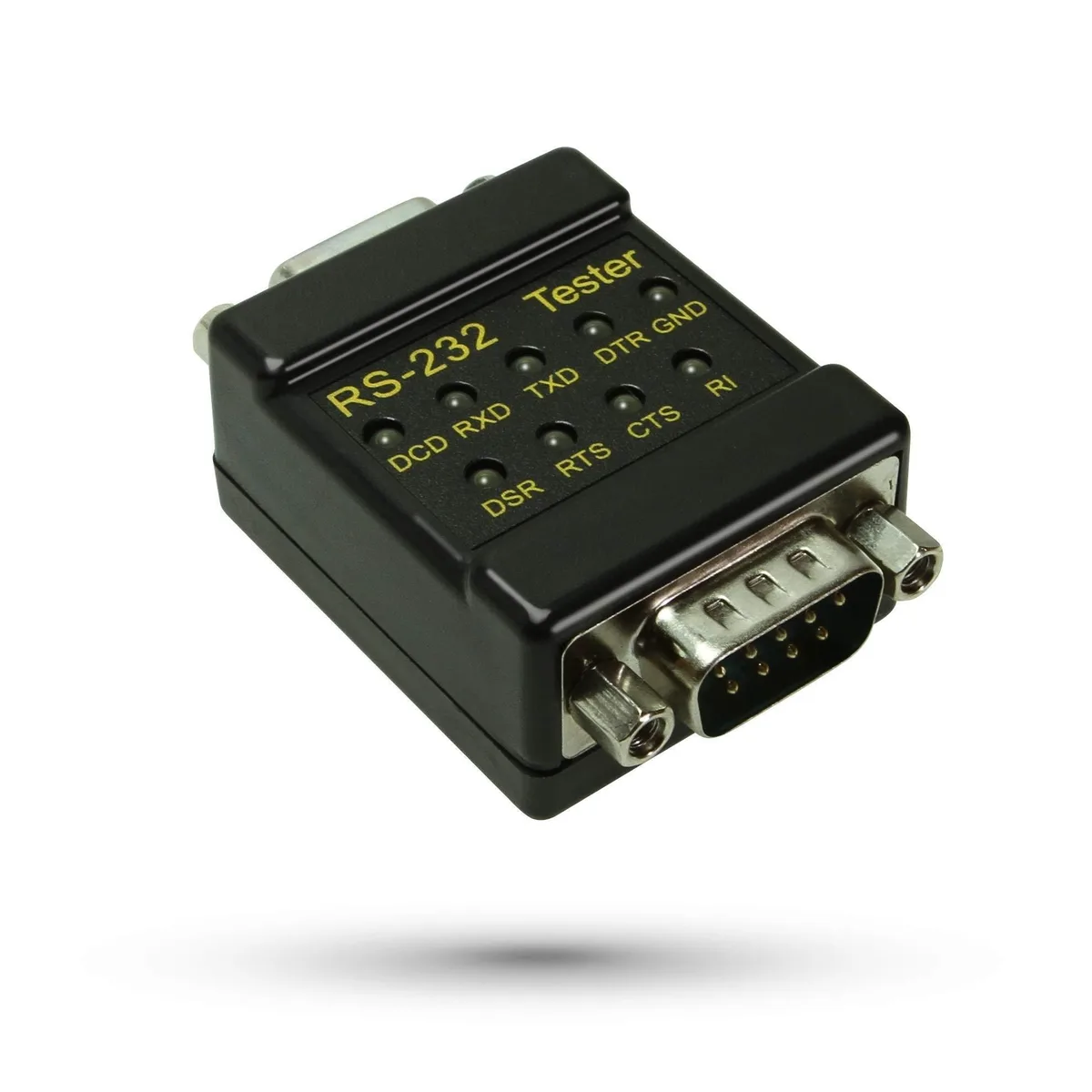CableMAX CableMAX DB9-TESTER RS-232 LED Link Tester DB-9 Male to DB-9 Female — product photo