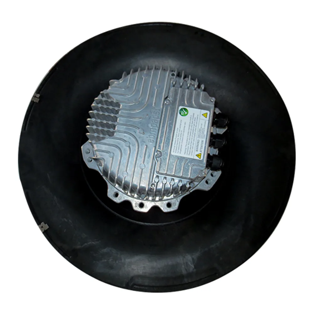Centrifugal fan with 560mm blade diameter, metal housing