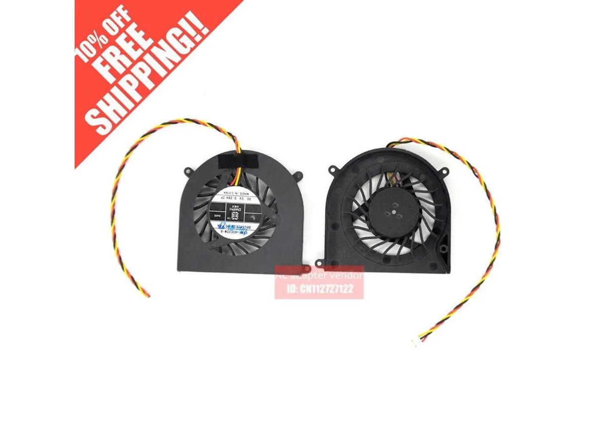 Black square case fan with central hub and curved blades