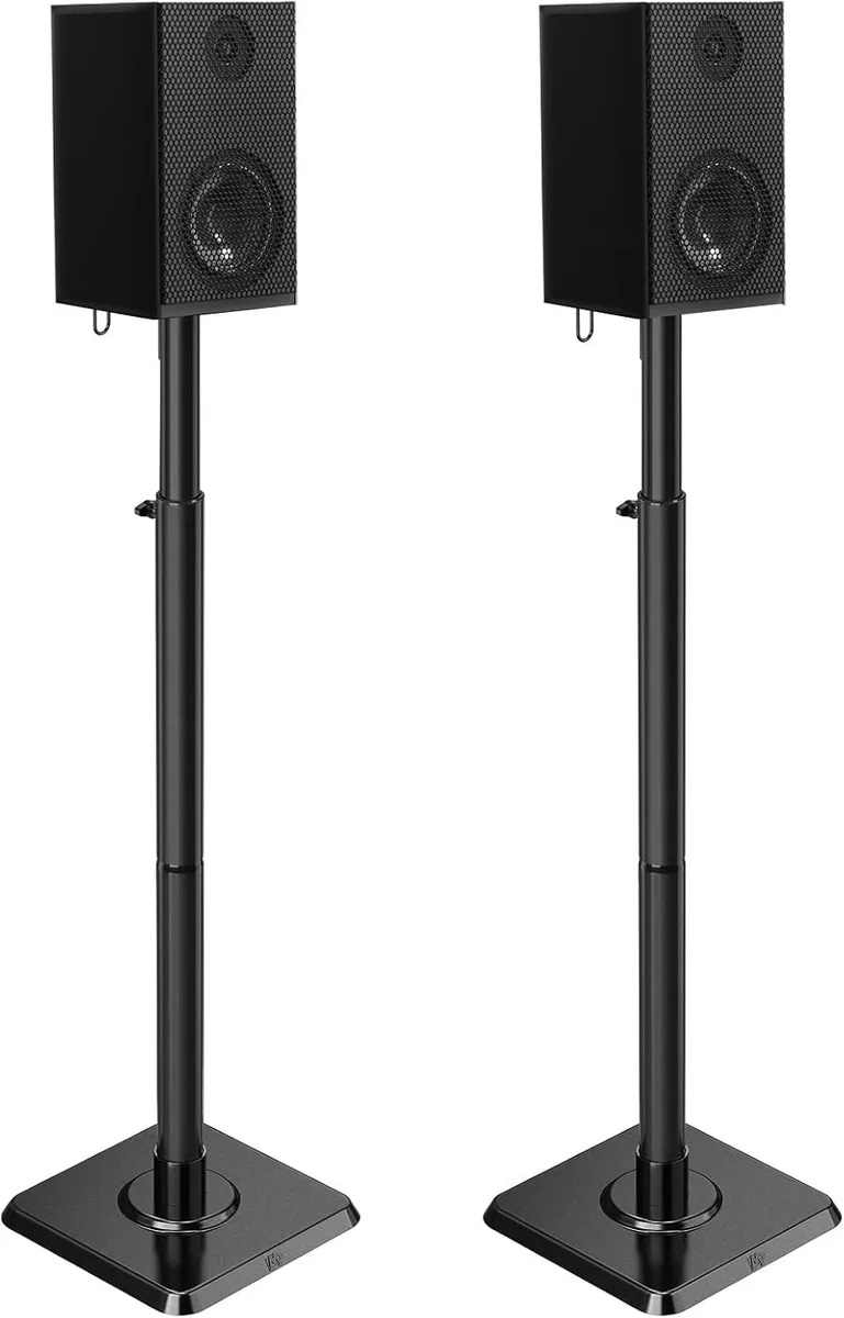 BFKK BFKK Adjustable Speaker Stands Pair 33-42in 11lb MD5402 — product photo