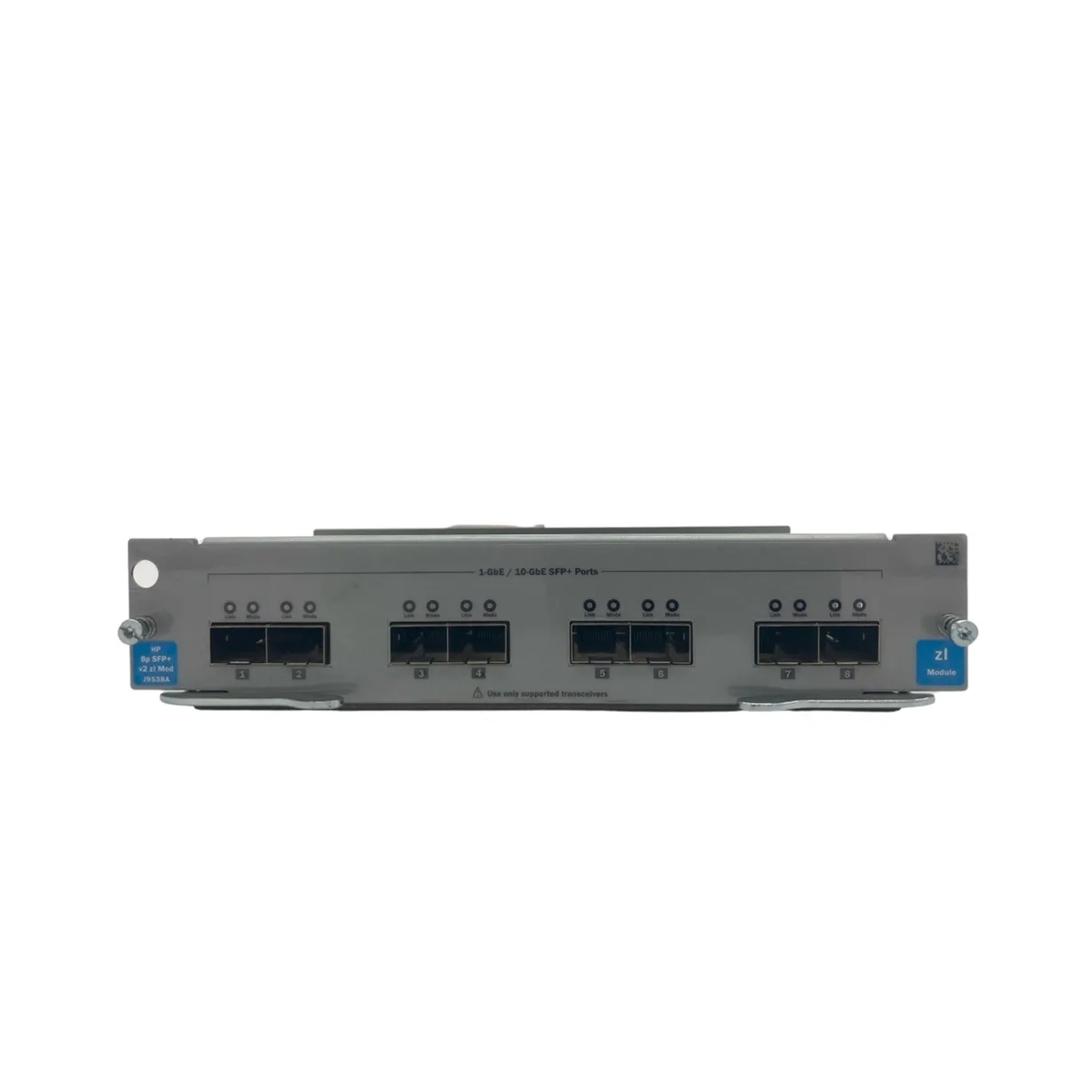 HPE HPE Aruba J9538A 8-port 10-GbE SFP+ v2 zl Switch Module — product photo