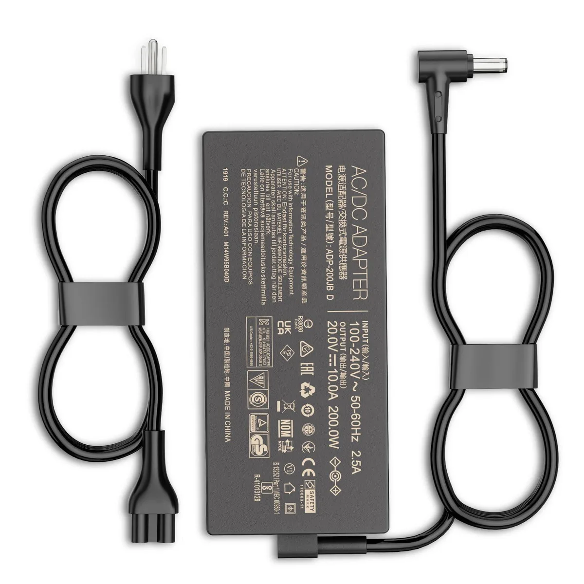 SGXZTL ADP-200JB D 200W AC Adapter 20V 10A 6.0×3.7mm Round Tip — product photo