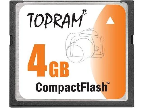 TOPRAM TOPRAM TRCF4G 4GB CompactFlash 133X memory card — product photo