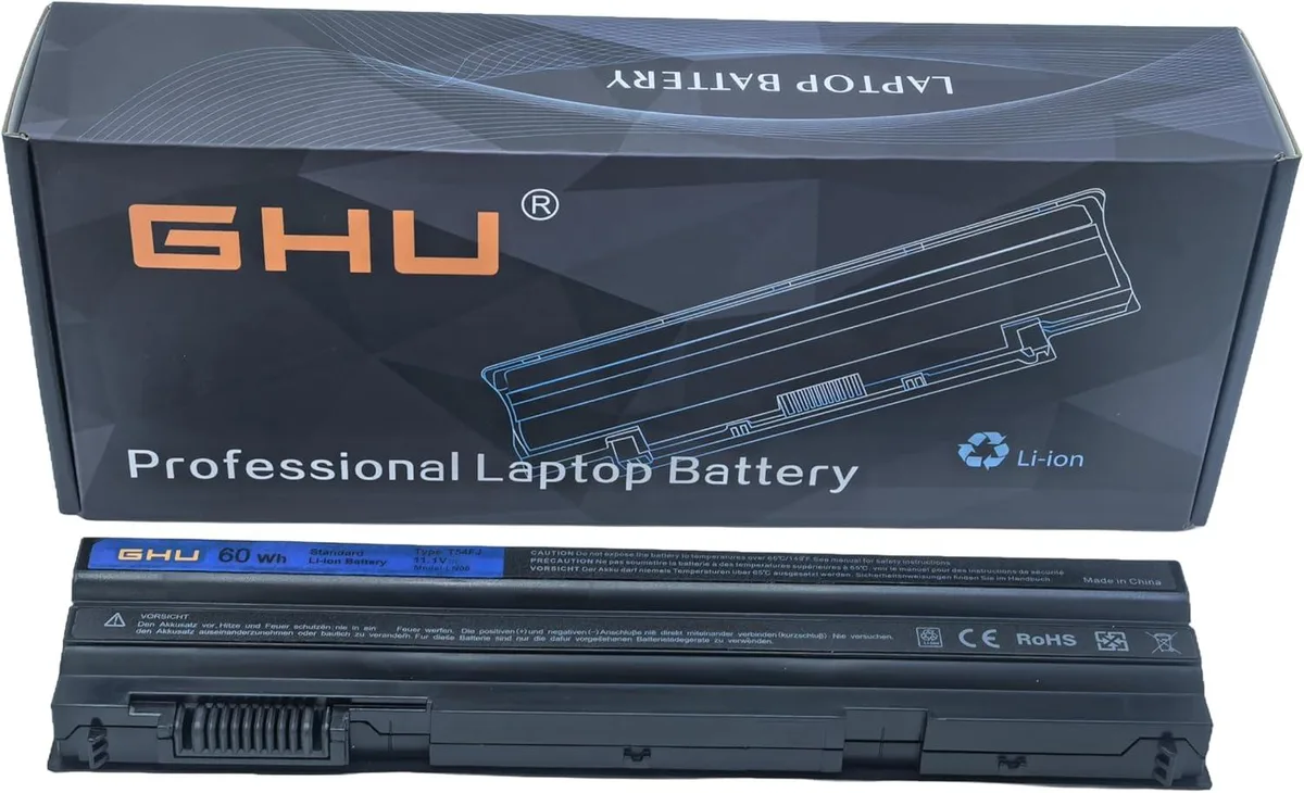 PISKEKAT PISKEKAT 60 Wh 6-Cell Laptop Battery for Dell Latitude E5430 E5530 E6420 E6430 E6530 — product photo