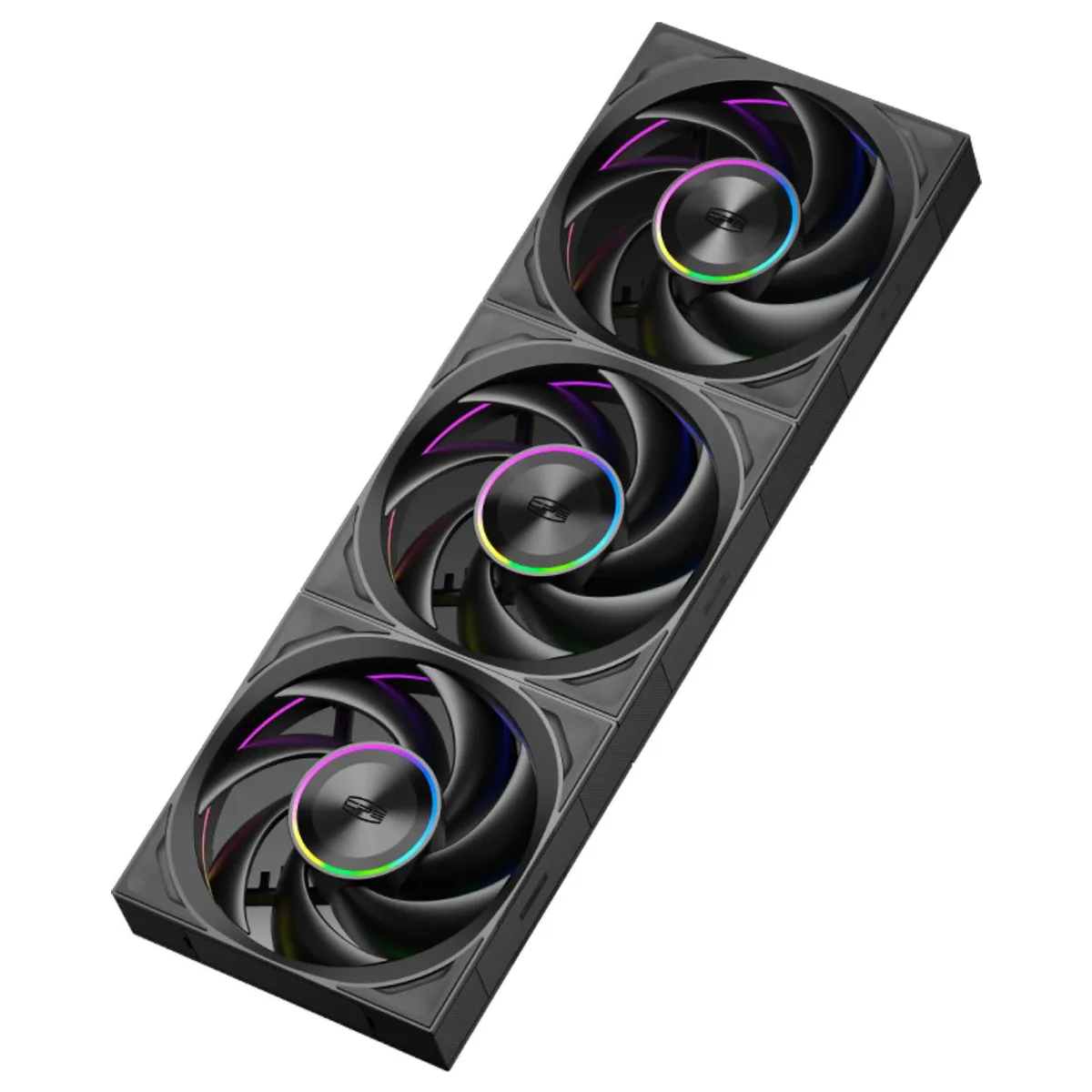 PCCOOLER PCCOOLER F7 X120 ARGB 120mm case fan 3-pack Black — product photo